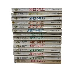 Book Lot of 14 Vtg‎ Janet Dailey Harlequin Presents Salutes Romance Silhouette